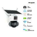Promage Solar PTZ 3MP 4G IP Camera PC-S303-4G-W, White - UAE Online Exclusive