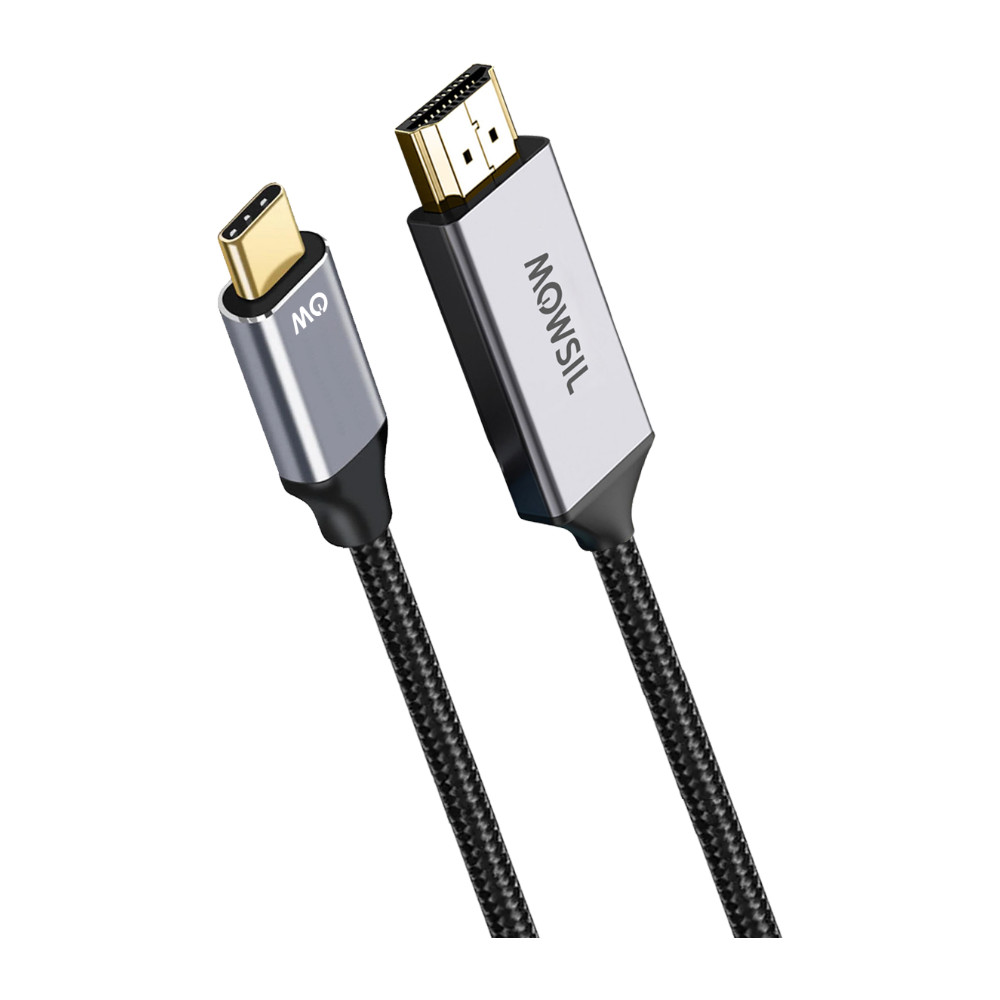 Mowsil USB Type C to HDMI Cable, USB C Thunderbolt 3 to HDMI Converter Cable - 2 Meter